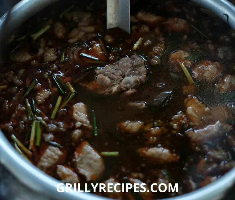 Ground Beef Crock Pot Meal Cooking Slowly