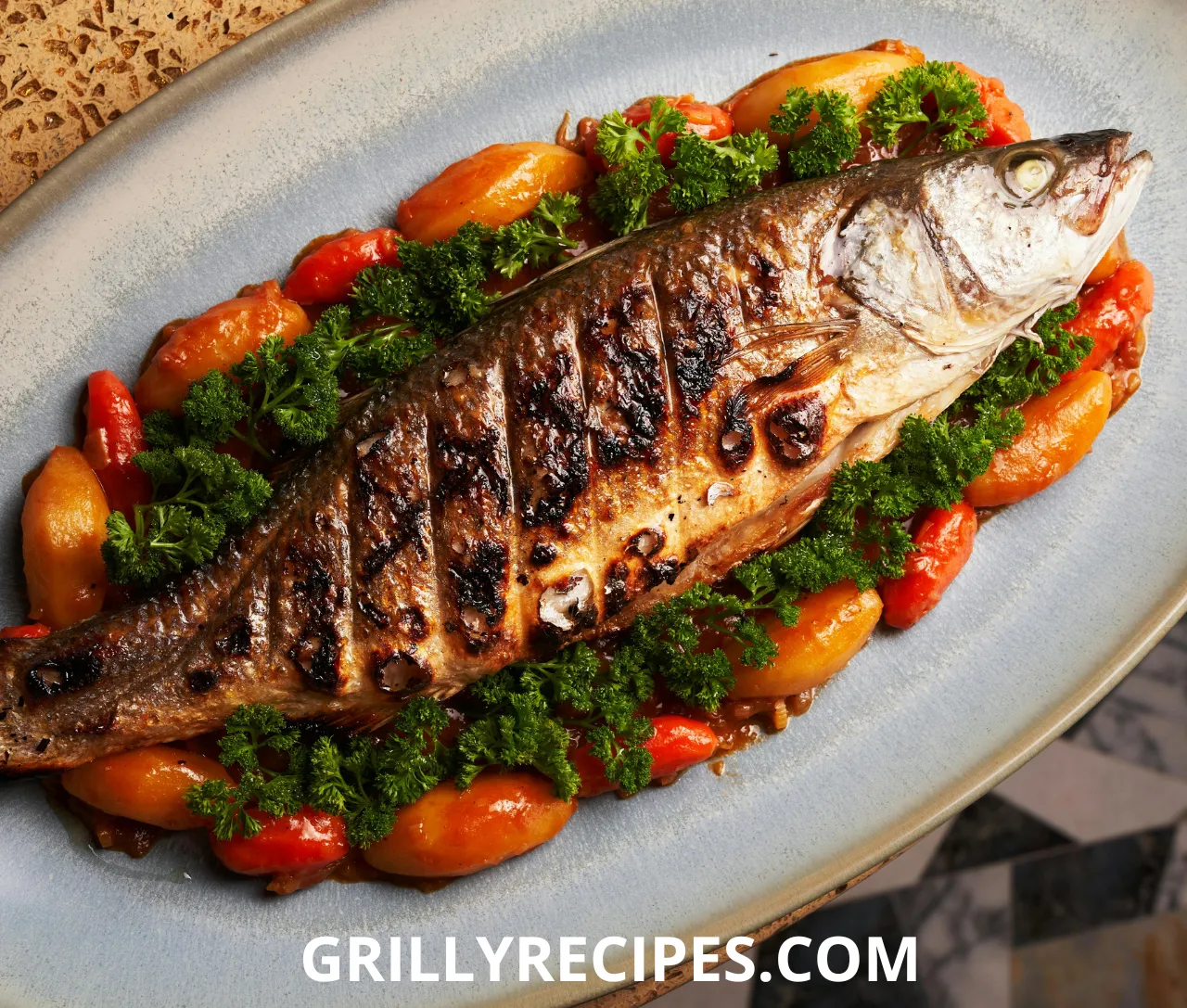 Crispy whiting fish fillets coated in panko, seasoned with garlic and paprika, garnished with fresh dill and lemon wedges on a rustic plate, highlighting a tasty whiting fish recipe.