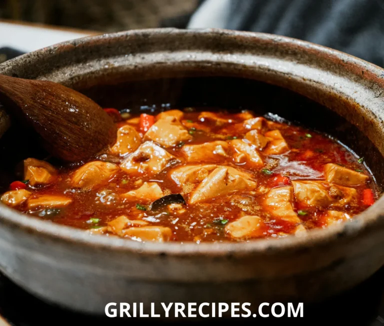 Steaming bowl of slow cooker beef chili with ground beef, kidney beans, and diced tomatoes, garnished with cilantro and sour cream, showcasing slow cooker recipes with ground beef.