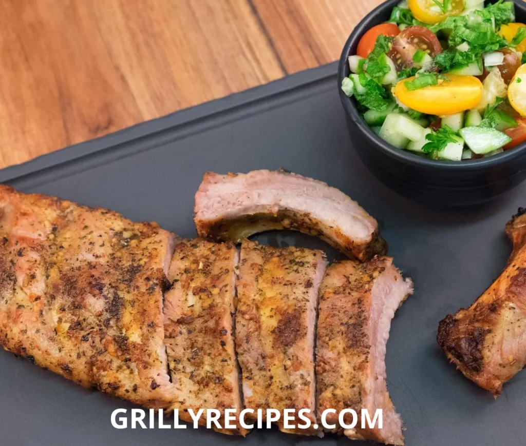 Wood-fired brisket on a Traeger recipes with visible smoke ring and bark