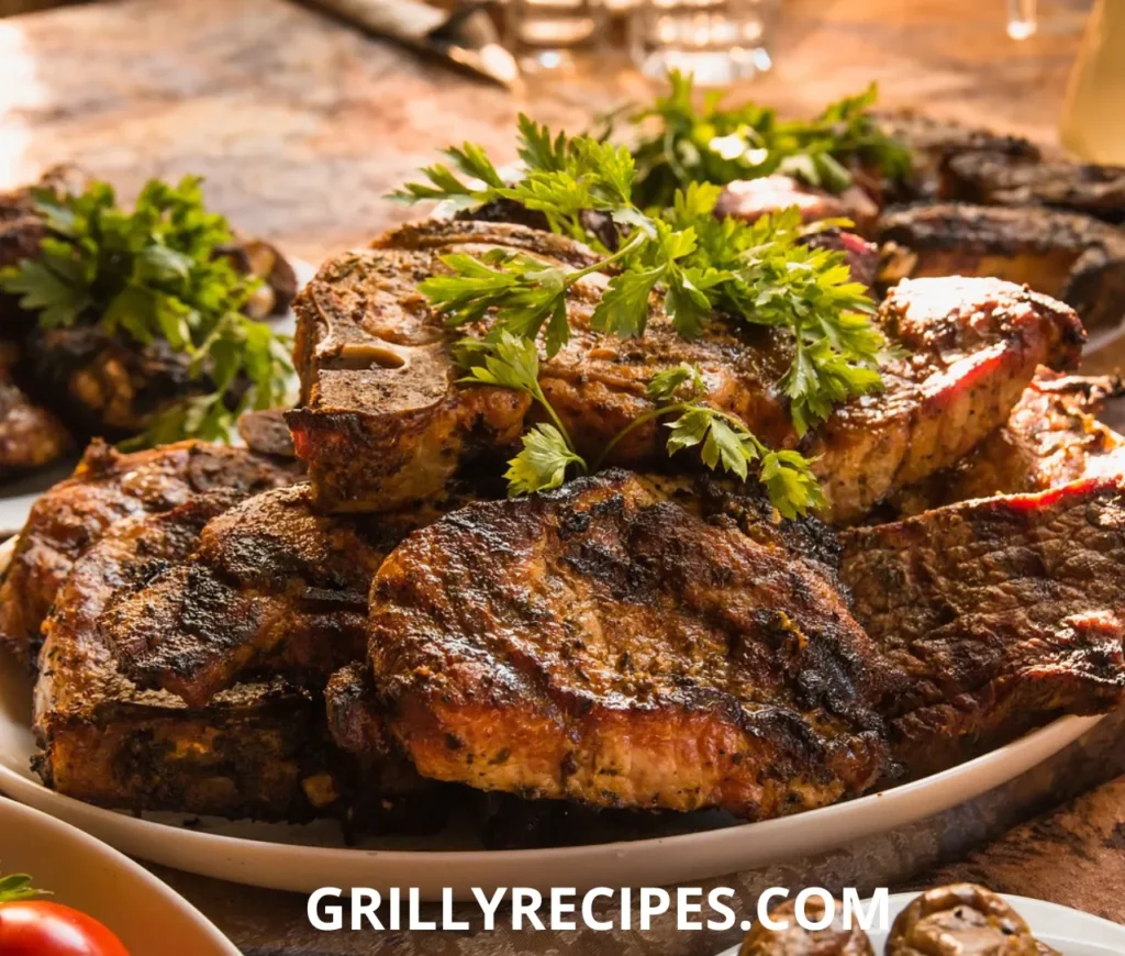 Wood-fired brisket on a Traeger recipes grill with visible smoke ring and bark
